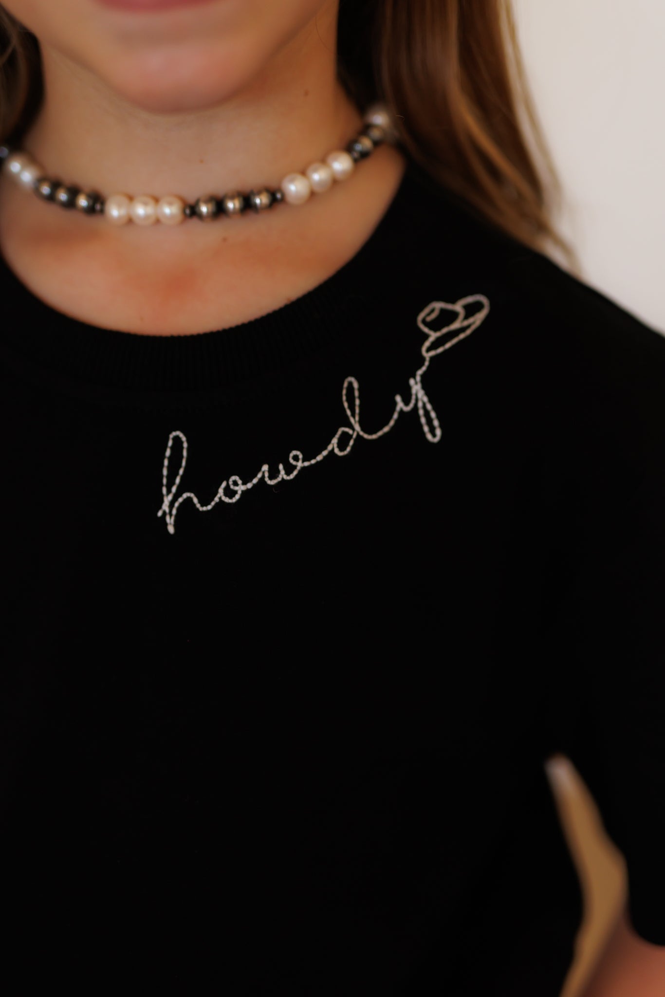 Black Howdy Tshirt/Bubble Onsie - WB1401