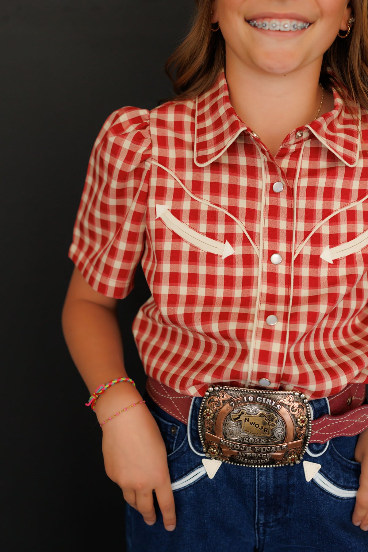 WB2707 RED GINGHAM
