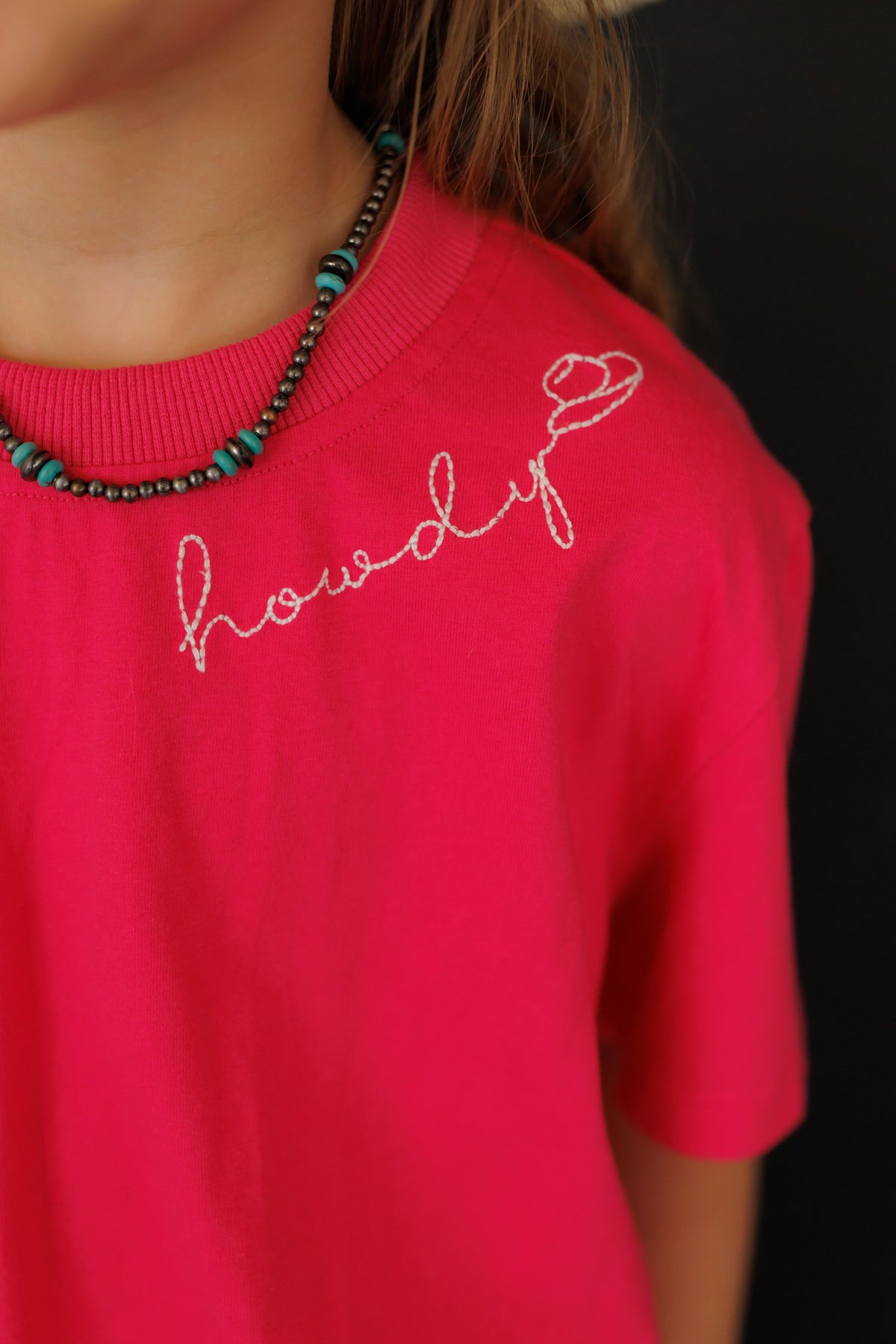 Hot Pink Howdy Tshirt/Bubble Onesie- WB1401